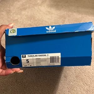 Adidas tubular radial j sneakers